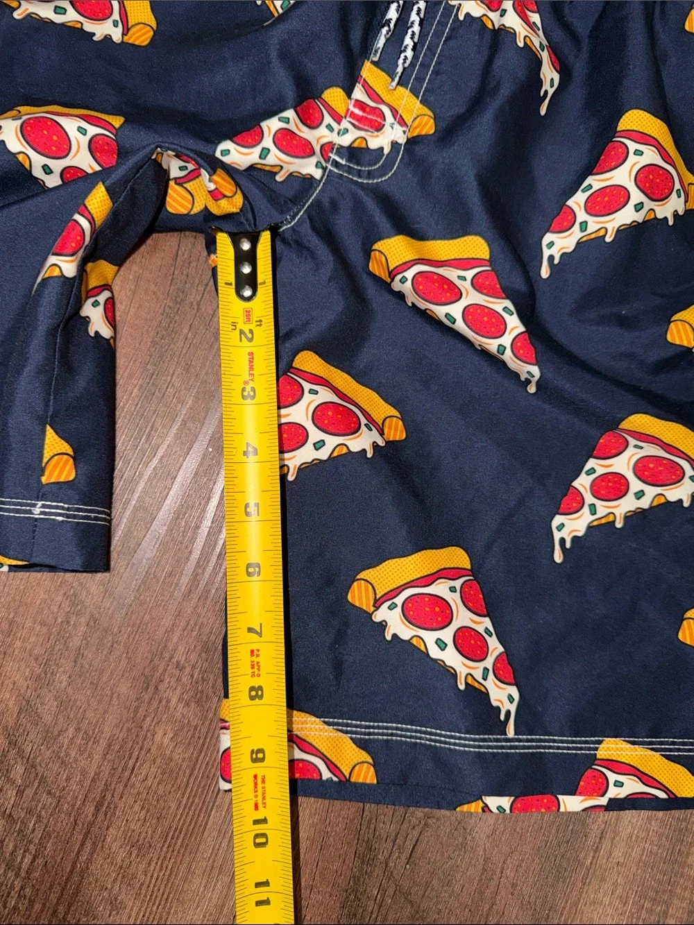 Boys Gymboree Pizza Rashguard Swim Set size XL (14) Like New Condition